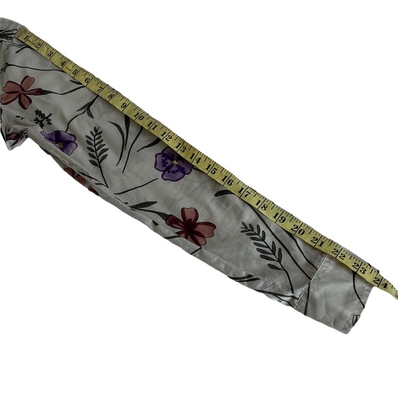 Orvis Womens Long Sleeve Button Down Top Size S Floral Lightweight Hiking Cotton - Picture 15 of 16